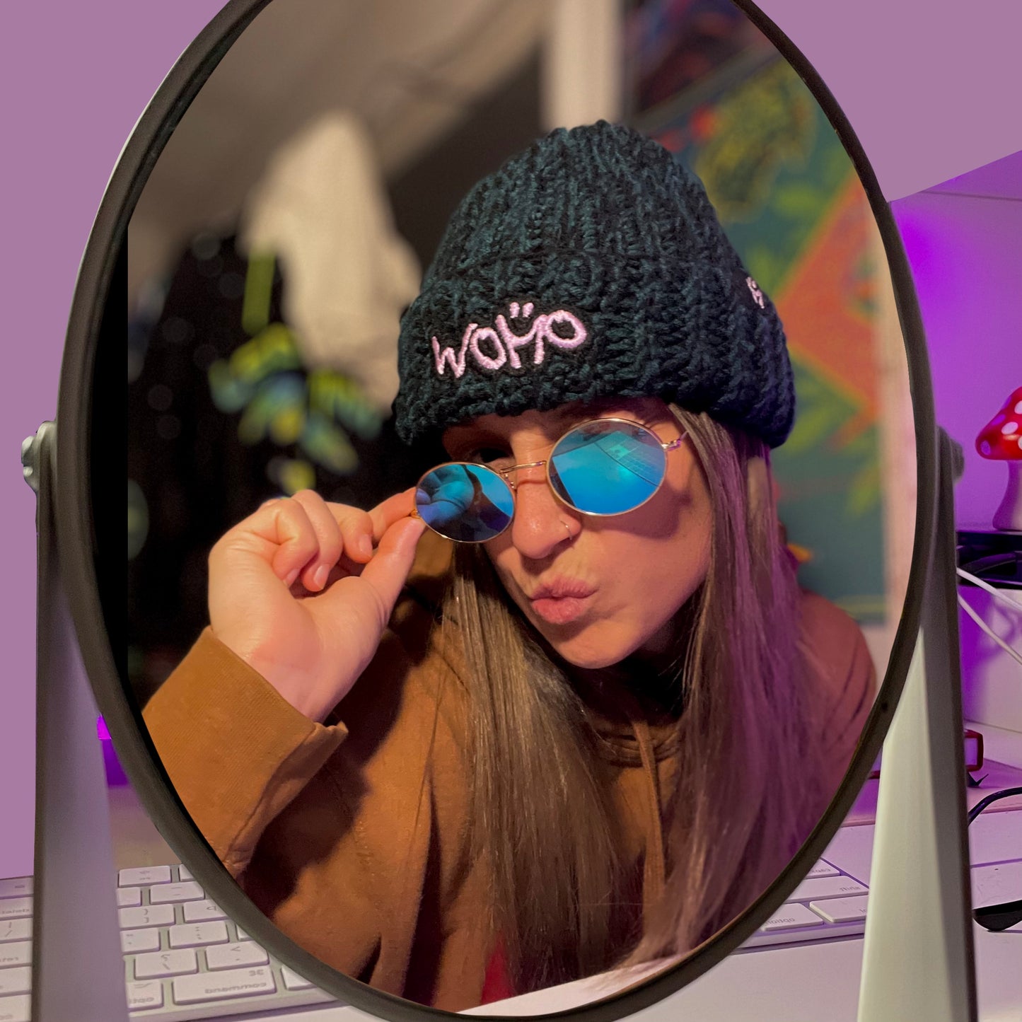 WOMO Double Thread - Dark Green/Black