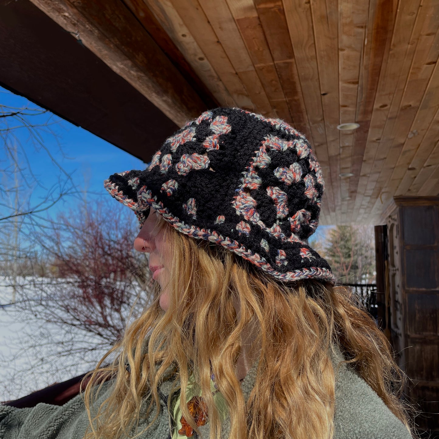 Bucket Hat - Granny Squares