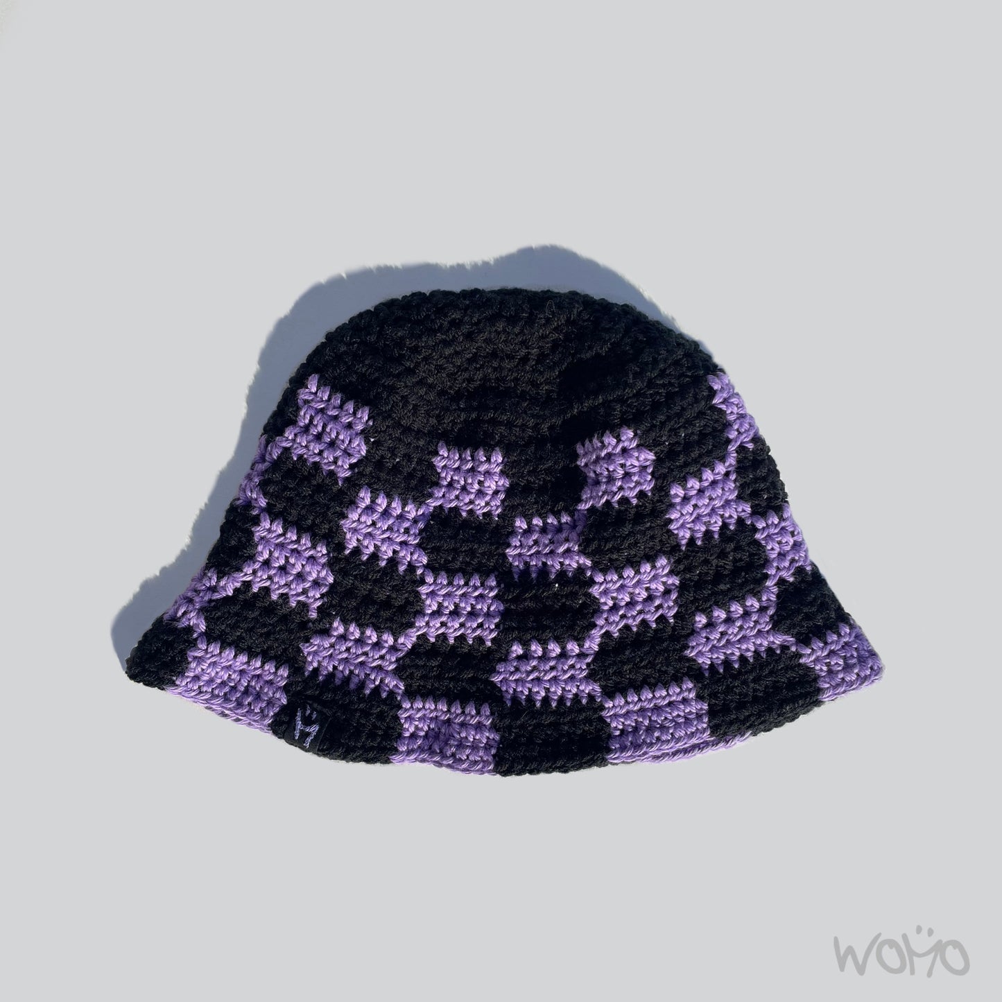 Bucket Hat - Purple Checkered