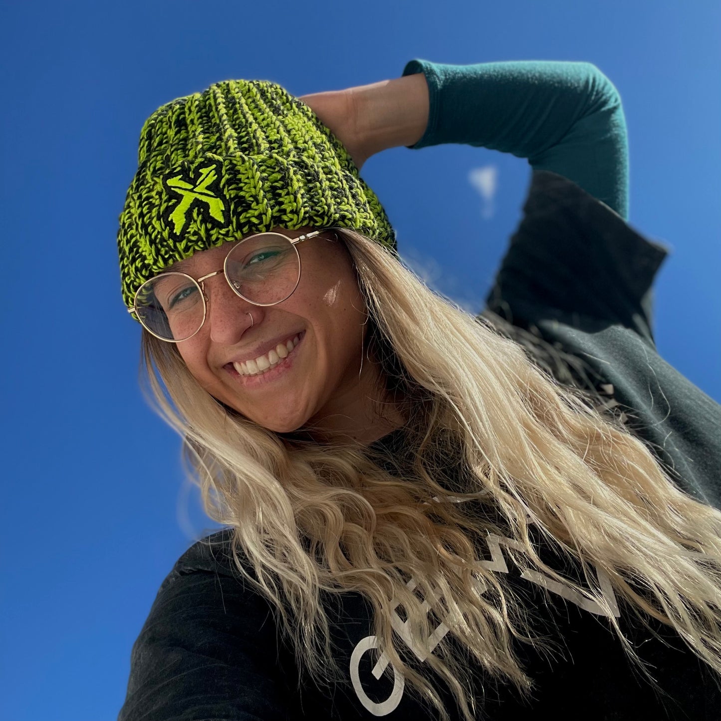 Artist Beanie - Excision/Green/Black