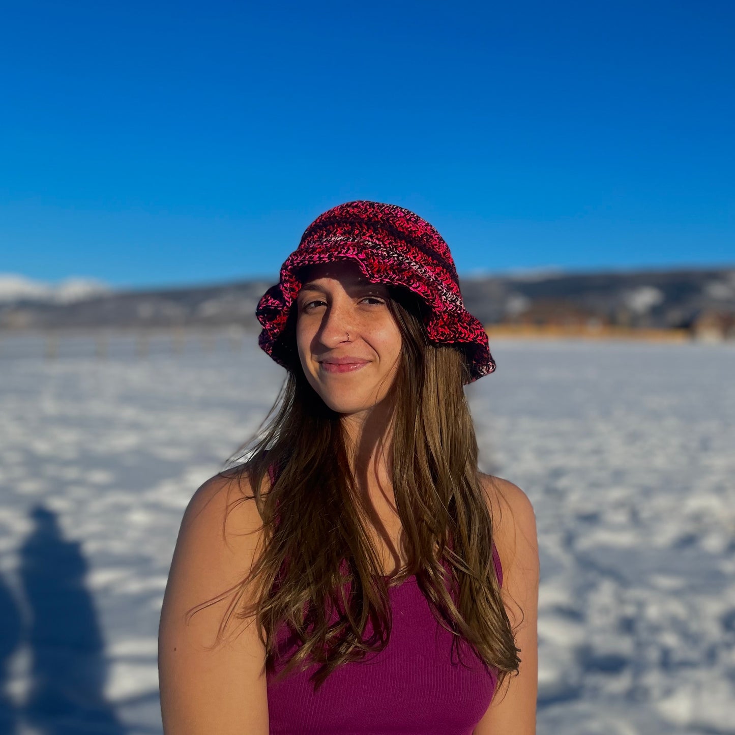 Bucket Hat - Red/Black