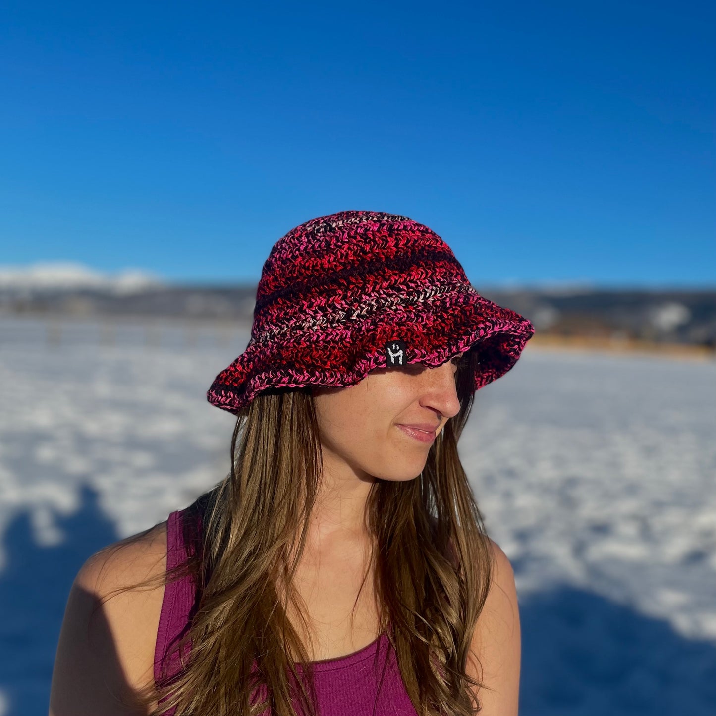 Bucket Hat - Red/Black