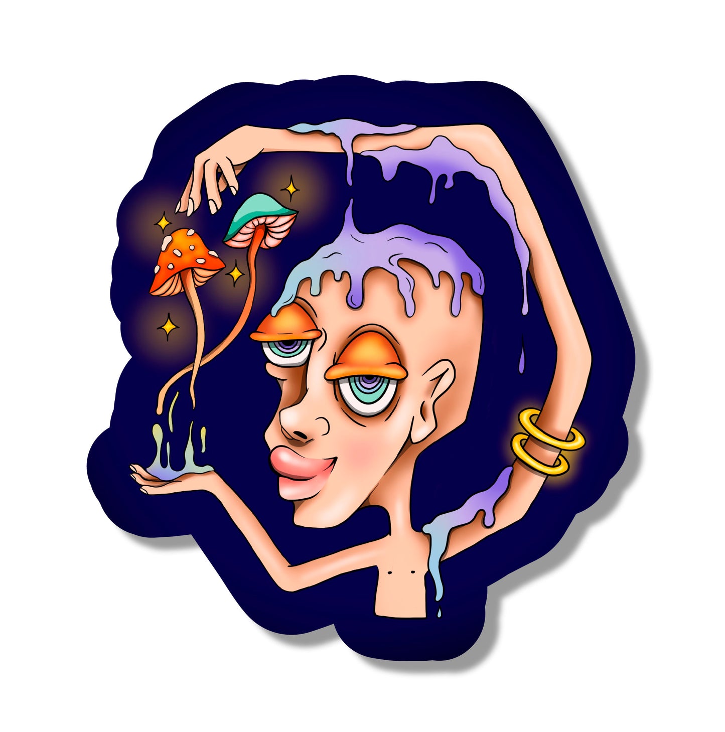 Sticker-Mushroom Guru