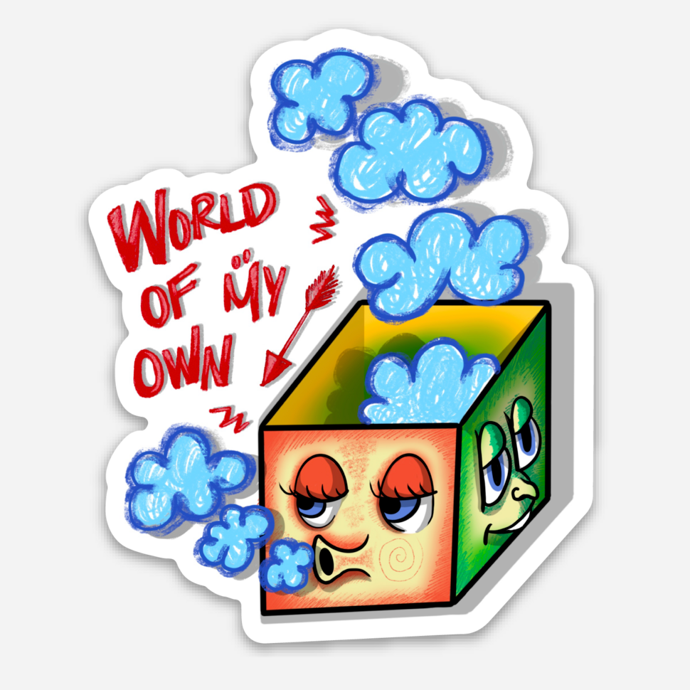 Sticker-Smoke Box