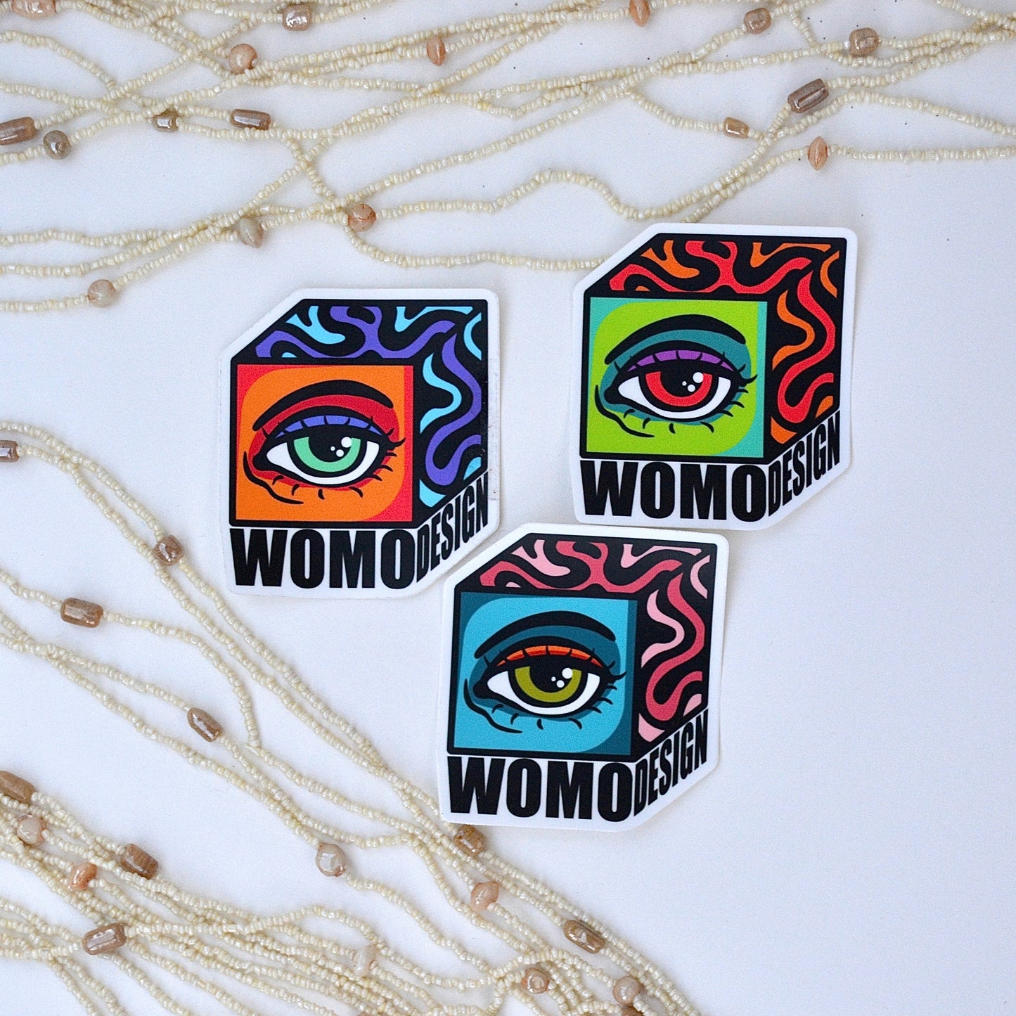 Sticker 3 Set - WOMO Cube