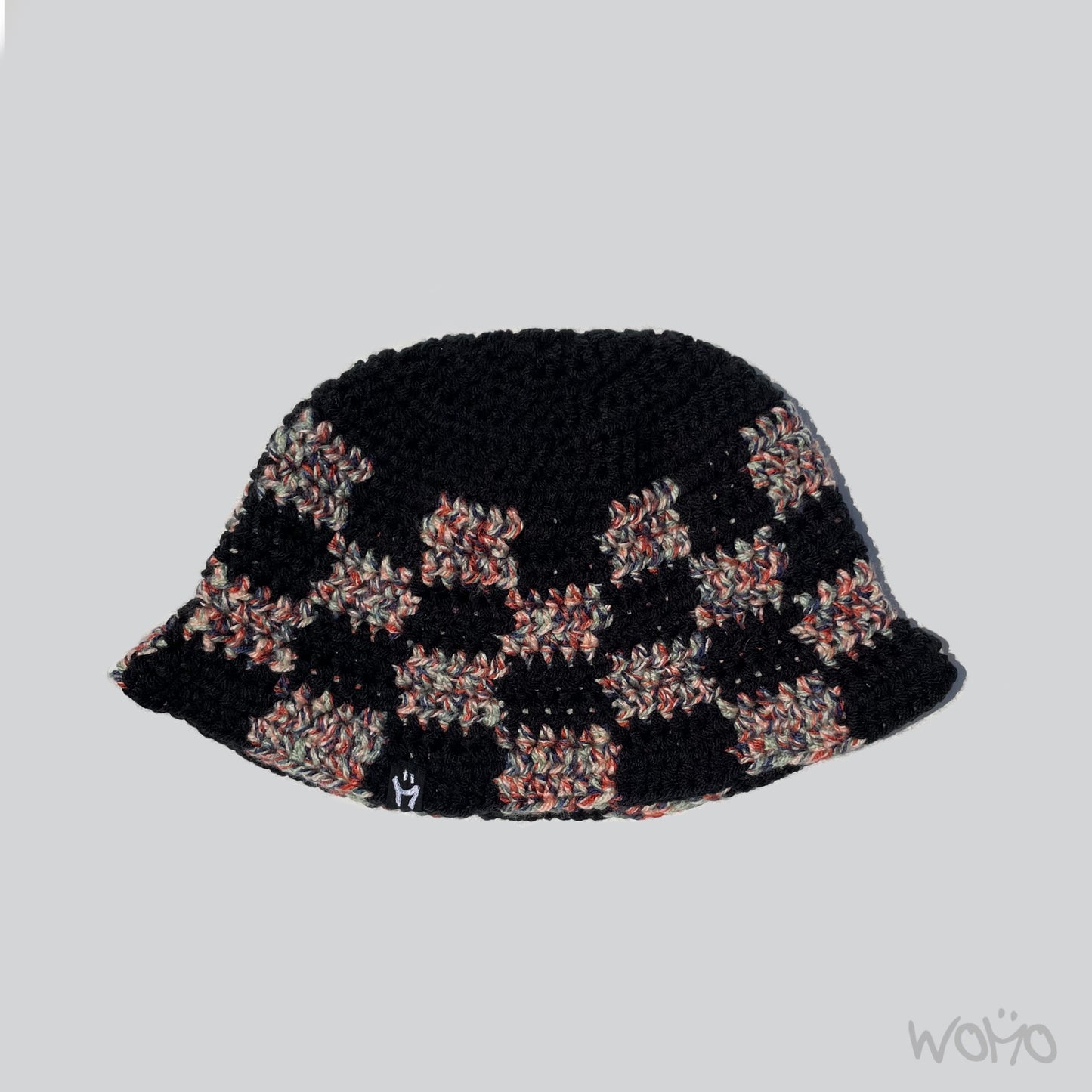 Bucket Hat - Black Checkered
